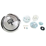 1967 Ford Mustang Gt Pop Open Fuel Gas Cap - Chrome With Black Letters, By Acp. Fixed Price $121.79.
