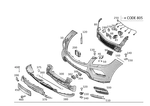 Genuine Mercedes-benz Holder 166-885-54-14. Fixed Price $15.18.