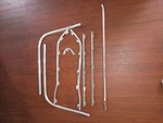 1961-1966 Ford F100,F250,F350 Custom Deluxe Cab Interior Chrome Trim Dash,door. Fixed Price $599.00.