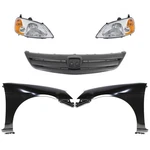 Headlight Kit Honda Civic Halogen Black Grille 2001-2003, Driver Side. Fixed Price $661.84.