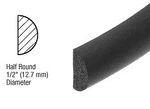 Crl AV4738 1/2" Half Round Foam Door Weatherstrip Black. Fixed Price $93.76.