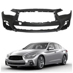 Front Bumper Cover For Infiniti Q50S Sport 2018-2024 62022-6HJ1H. Fixed Price $270.99.