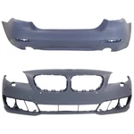 Set Of 2 Bumper Covers Facias Front & Rear For Bmw 535I Xdrive 535D Pair. Fixed Price $461.74.