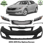 Front Bumper Cover Fascia & Head Light Kit For 2014-2015 Kia Optima Korean. Fixed Price $479.09.