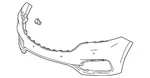 Genuine Front Upper Bumper Cover 84462569. Fixed Price $701.05.