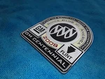 Nos Gm Buick Club Of America Year Anniversary Ornament Emblem New 2008 100TH. Fixed Price $29.99.