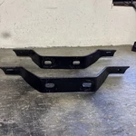 1967 69 Plymouth Barracuda Rear Bumper Brackets Mopar 2768612 2768613 Set. Fixed Price $67.50.