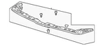 Genuine Gm Front Bumper Fascia Center Support 84894596. Fixed Price $53.41.