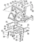 Genuine Mopar Side Bracket Right 55176506AC. Fixed Price $15.78.