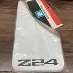 Oem Mud Flap Splash Guard Pair Set Cavalier Z24 Rare White Black Letters Gm. Fixed Price $99.99.