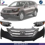 Front Bumper Cover Fascia & Headlight Assembly Kit For 2012-2014 Honda Cr-v. Fixed Price $282.00.