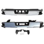 Lawork Rear Bumper Assembly Chrome For Gmc Sierra Chevy Silverado 1500 2014-2018. Fixed Price $176.60.