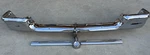 X Ford Fairlane Front New Triple Chrome Plated Impact Bumper 1958 Oem. Fixed Price $2600.00.