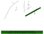 Genuine Bmw Belt Molding 51-33-7-465-146. Fixed Price $45.00.