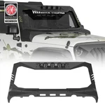 Windshield Frame Cover Sun Visor Armor W/led Lights For Jeep Wrangler Jk 07-18. Fixed Price $449.58.
