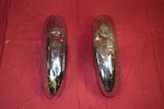 1948 Studebaker Bumper Guard Set Rear Commander Cruiser P/n 523263. Fixed Price $75.00.