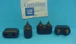 Qty 4 Genuine Gm 1967-1990 Pontiac Rubber Front Door Bumpers Stops Jamb Nos. Fixed Price $44.99.