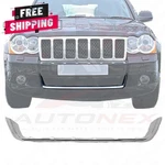 New Front Bumper Cover Molding Chrome For 2005-07 Jeep Grand Cherokee CH1044101. Fixed Price $61.95.