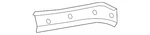 Genuine Nissan Bumper Cover Bracket 85223-6GA0B. Fixed Price $67.11.