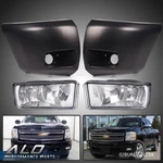 Front Bumper Extension End & Fog Lights Fit For 2007-13 Chevrolet Silverado 1500. Fixed Price $86.00.
