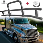 Front Deer Guard Bumper Black For Freightliner Cascadia 2018-2025 With Brackets. Fixed Price $199.00.