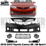 Front Bumper Primed & Grille Assembly Kit For 2012-2014 Toyota Camry Se/se Sport. Fixed Price $355.21.
