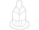 Genuine Honda Radiator Support Splash Shield Clip 91505-TY4-A40. Fixed Price $12.67.