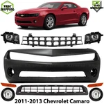 Front Bumper Cover Primed Plastic & Headlights Kit For 2011-13 Chevrolet Camaro. Fixed Price $639.99.
