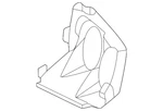 Genuine Mercedes-benz Bumper Cover Spacer Panel 254-885-72-02. Fixed Price $22.50.