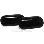 Oem Honda 90672-SB2-670B5 License Plate Bumper Caps Starlight / Flamenco Black. Fixed Price $29.99.