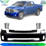 Front Bumper Cover Fascia & Fog Light Assembly Kit For 2013-2018 Dodge Ram 1500. Fixed Price $275.75.