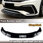 Front Bumper Spoiler Splitter Lip For Volkswagen Tiguan Rline 2021-2024 Black. Fixed Price $45.60.