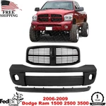 Front Bumper Cover Primed + Grille Lower Valance For 2006-2009 Dodge Ram 1500. Fixed Price $496.64.