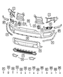 Genuine Mopar Bumper Close Out Kit 68271570AA. Fixed Price $131.08.
