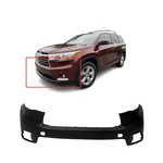 Front Upper Bumper Cover For 2014-2016 Toyota Highlander W/fog Light Holes. Fixed Price $148.98.