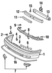 Genuine Toyota Fog Light Cover 52127-AC010-J0. Fixed Price $8.98.