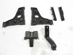 10-18 Audi A7 C7 2018 Rear Bumper Support Bracket Mount Set 6 Pcs ;. Fixed Price $59.50.