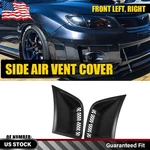 Black Front Bumper Side Air Vents For Subaru Wrx Sti 2008-2014 Corner Cover. Fixed Price $34.19.