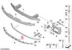Genuine Bmw G22 G23 G26 420D Carrier Bumper Front Bottom 51118077277. Fixed Price $216.53.