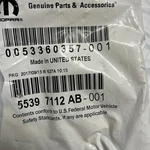 Genuine Mopar Plug 55397112AB. Fixed Price $25.00.