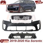 Front Bumper Cover Primed & Grille Assembly For 2019-2020 Kia Sorento. Fixed Price $554.00.