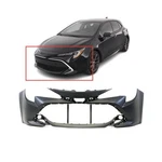 Bumper Cover For 2019-2020 Toyota Corolla X 5211912994 TO1000446 Front. Fixed Price $180.00.