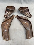 1964 Chevy Impala Belair Biscayne Front Bumper Mounting Brackets Braces Oe. Fixed Price $224.64.