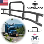 Front Deer Guard Bumper Black For Freightliner Cascadia 2018-2025 With Brackets. Fixed Price $199.00.
