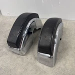 Oem Porsche 911 912 Rear Guards Bumperettes Pair Chrome Rubber 1965-73. Fixed Price $189.90.