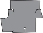 1969-70 Ford Mustang Trunk Mat Vinyl / Burtex Fleec. Fixed Price $152.10.