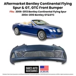 Aftermarket Oe Style Facelift Front Bumper Cover Fits Bentley & Gtc 2004 2010. Fixed Price $2500.00.