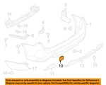 Subaru Oem 19-25 Forester Rear Bumper Components-tow Eye Cap 57731SJ300. Fixed Price $11.24.