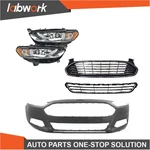 Labwork Headlights & Front Grille Bumper Cover Ford Fusion 2013-2016. Fixed Price $271.39.