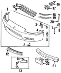 Genuine Mitsubishi Corner Shield Lower Bracket MR384023. Fixed Price $12.82.